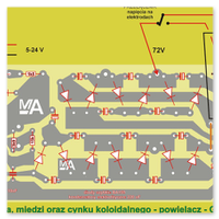 GSM-2A-KONx - generator powielaczowy srebra koloidalnego, miedzi koloidalnej oraz cynku koloidalnego - schemat montażowy